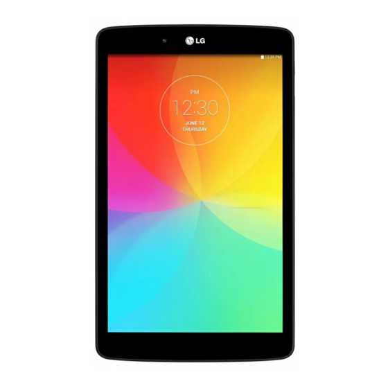 LG G Pad 8.0 V480 User Manual