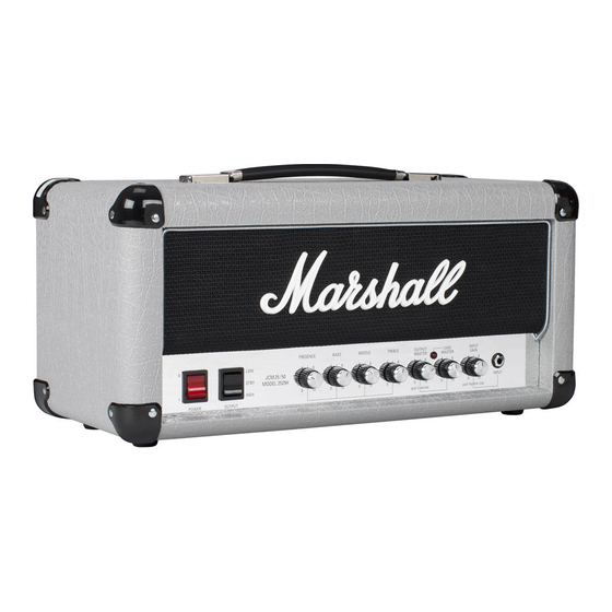 Marshall Amplification MINI JUBILEE 2525H Owner's Manual