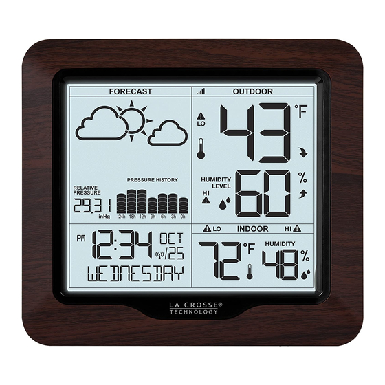 La Crosse Wireless Color Weather Station, White (308-1414w)