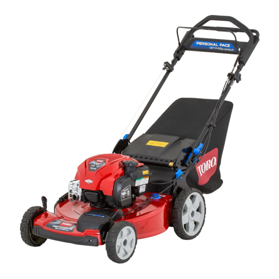 Toro personal pace lawn deals mower manual