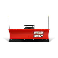 Western IMPACT UTV Straight Blade Snowplow Owner's Manual