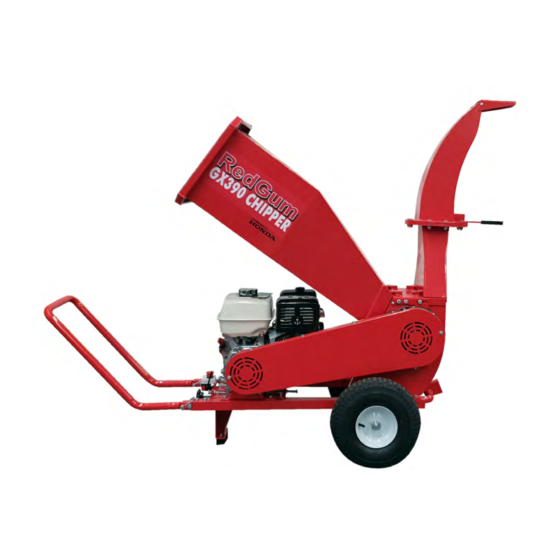 User Manuals: Redgum GX390 Landowner Chipper