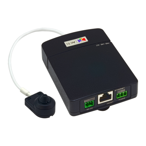 ACTi Q113 Hardware Manual