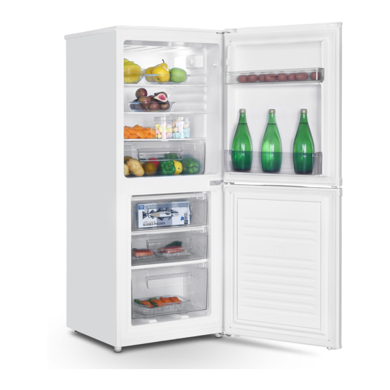 montpellier MS136EW split fridge freezer Manuals