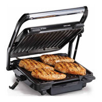 Hamilton Beach 25451 - Indoor Grill With Cooking Surface Use & Care Manual
