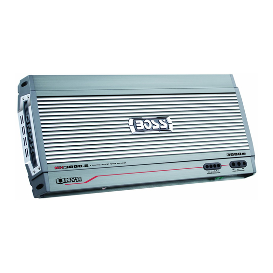 Boss Audio Systems ONYX NX3000.2 User Manual