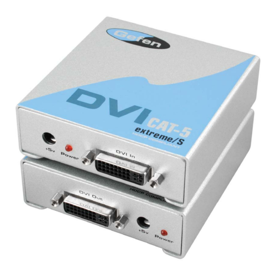 Gefen DVI CAT-5 Extreme User Manual