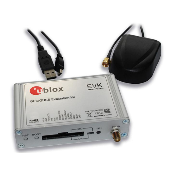 UBLOX EVK-7 USER MANUAL Pdf Download | ManualsLib