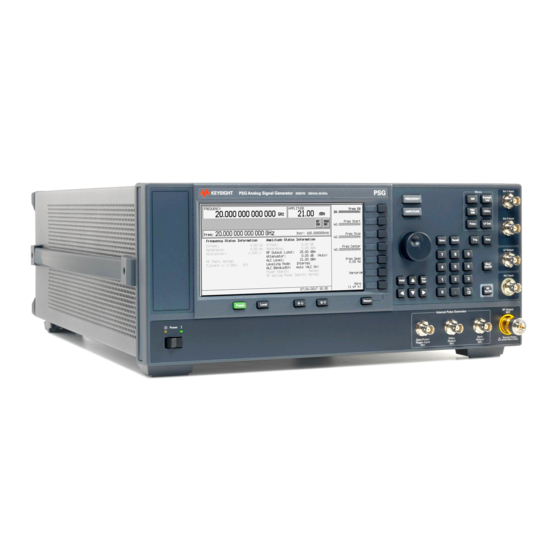 KEYSIGHT E8267D USER MANUAL Pdf Download ManualsLib