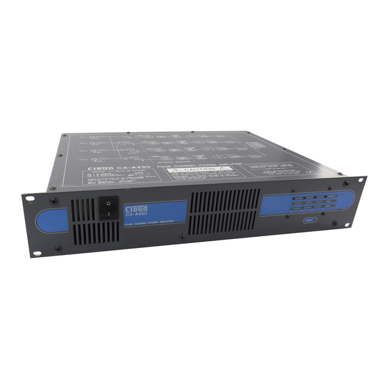 CLOUD CXA450 MANUAL Pdf Download ManualsLib