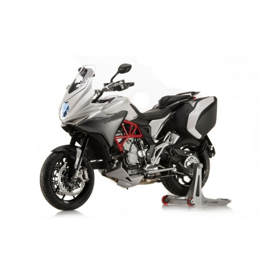 MV Agusta TURISMO VELOCE 800 LUSSO User Manual