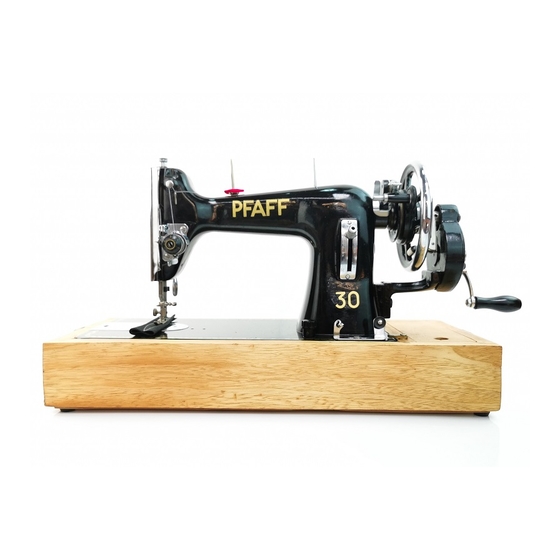 Object Biography – Pfaff 30 Sewing Machine