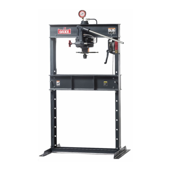 DAKE 25H INSTRUCTIONS AND PARTS LIST Pdf Download ManualsLib