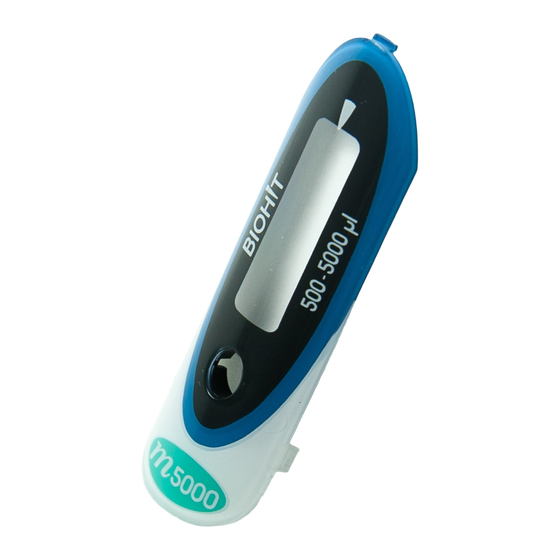 BIOHIT MLINE M3 INSTRUCTION MANUAL Pdf Download ManualsLib