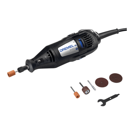 DREMEL 200 SERIES ORIGINAL INSTRUCTIONS MANUAL Pdf Download ManualsLib