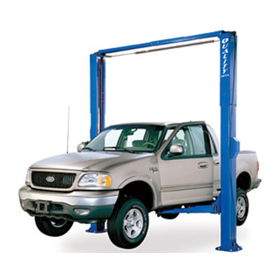 QUALITY LIFTS Q10 INSTALLATION, OPERATION & MAINTENANCE MANUAL Pdf Download ManualsLib