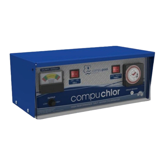 COMPUPOOL PRODUCTS COMPU CHLOR INSTALLATION AND OPERATION MANUAL Pdf