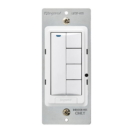 LEGRAND Wattstopper LMSW-605 Quick Start Manual