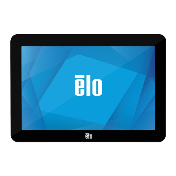 Elo Touch Solutions ET1002L User Manual