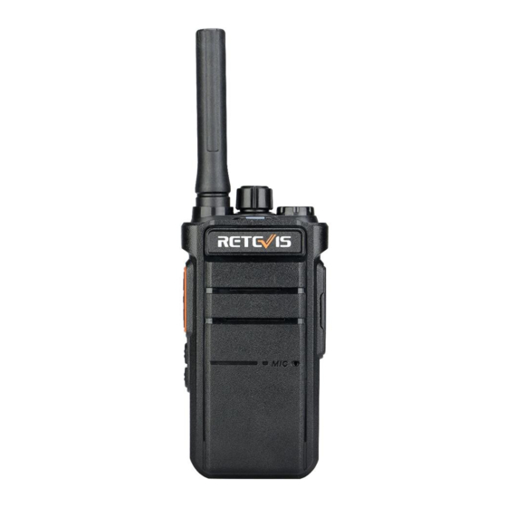Retevis RB26 User Manual