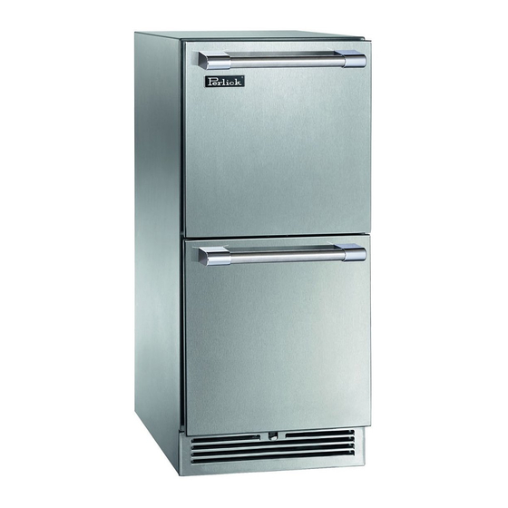 Perlick SIGNATURE 15 Series Installation Manual