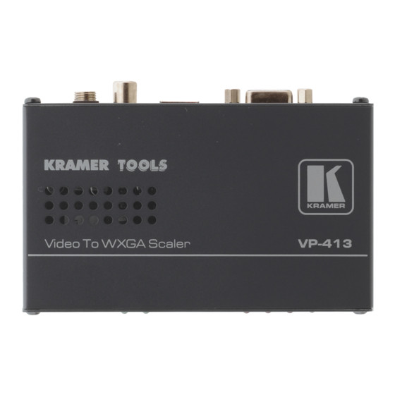 Kramer VP-413 User Manual