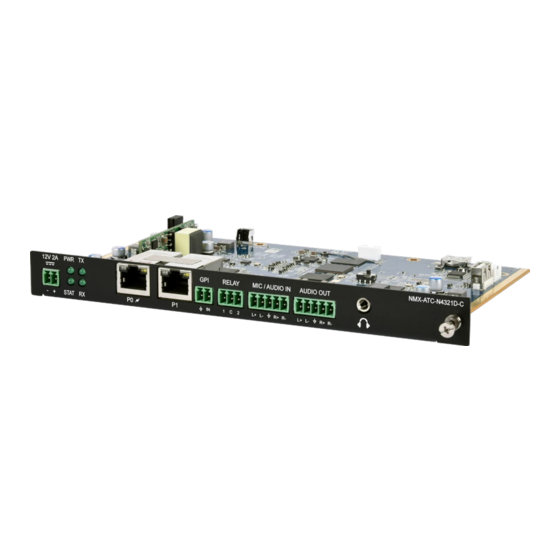 Harman AMX NMX-ATC-N4321D-C Manuals