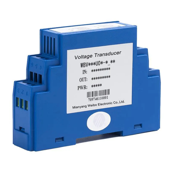 Mianyang Weibo Electronic WBV332U01 User Manual