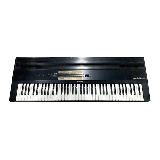Roland KR-55 Service Notes