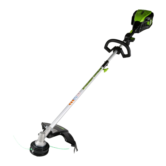 GreenWorks GST80320 Owner's Manual