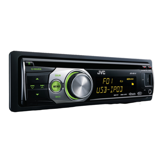 JVC KD-R610 Specifications