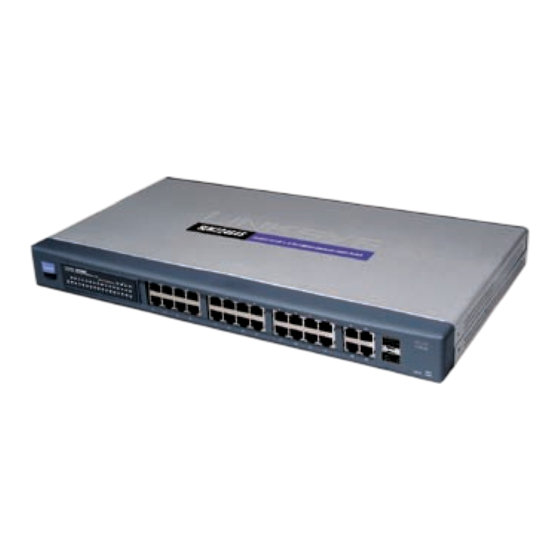 Cisco Linksys SLM224G45 User Manual
