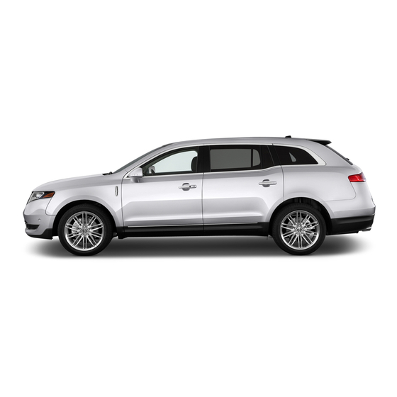 Lincoln MKT 2015 Manuals