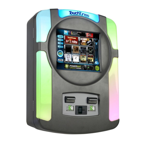 TouchTunes Ovation II Installation Notes