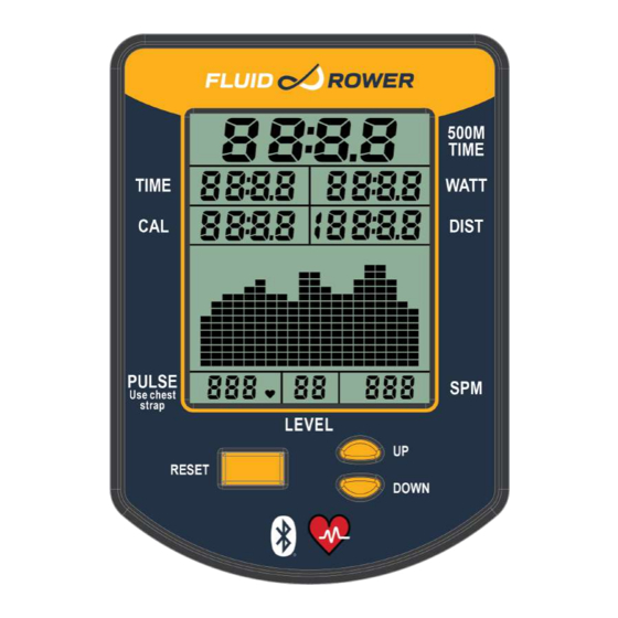 First Degree Fitness Fluid Rower FDF User Manual