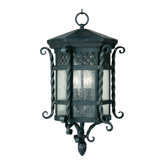 Maxim Lighting Scottsdale 30128CDCF Quick Start Manual