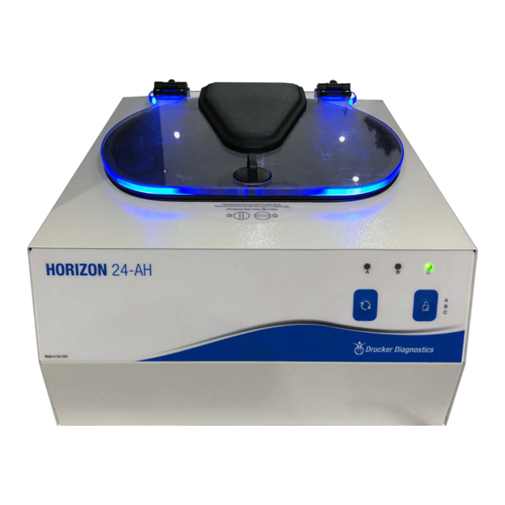 Drucker Diagnostics HORIZON 24-AH Operator's Manual