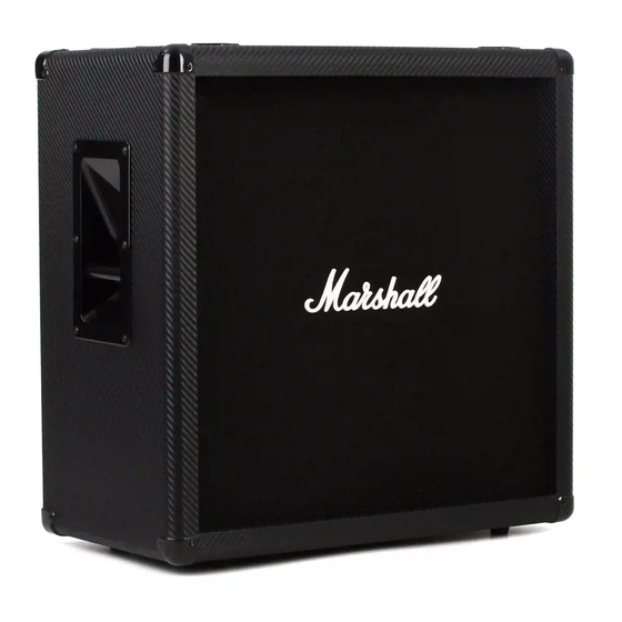 Marshall Amplification HESTON 120 Manuals
