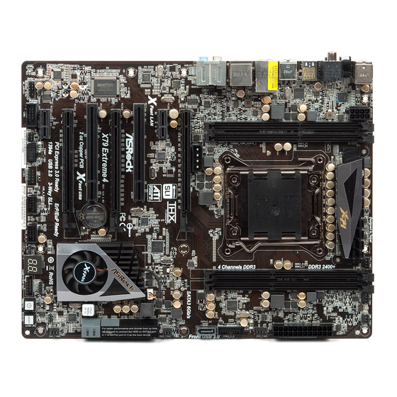 ASROCK X79 Extreme4 Quick Installation Manual