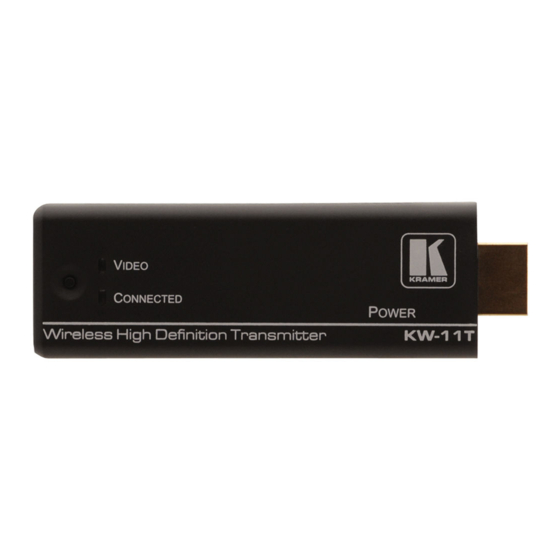 Kramer DigiTOOLS KW-11T User Manual