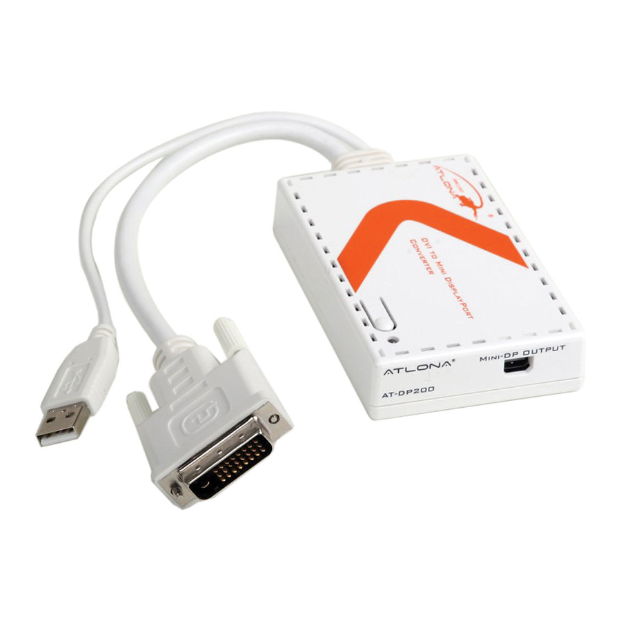 Atlona AT-DP200 User Manual