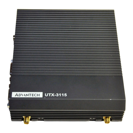 Advantech UTX-3115 User Manual