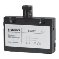 Siemens HART Operating Instructions Manual
