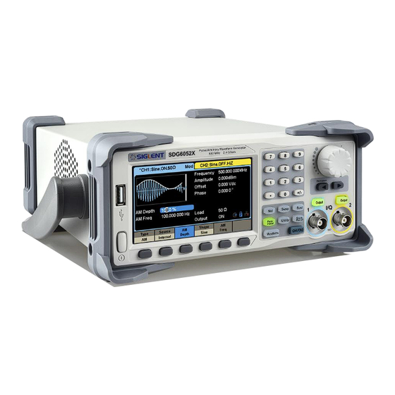 SIGLENT SDG6000X Series:
SDG6022X Service Manual