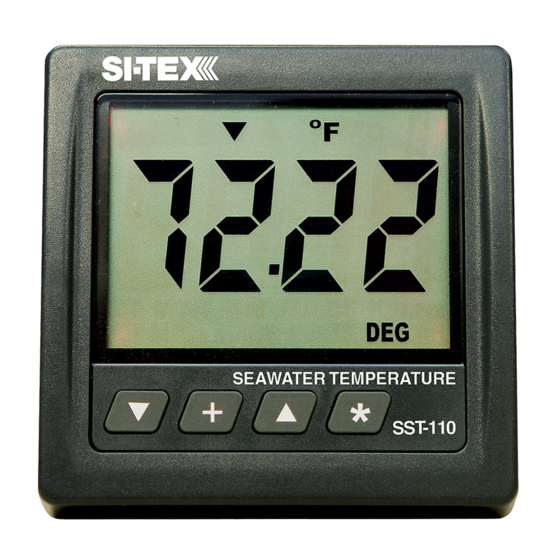 Si-tex SST-110 Manual