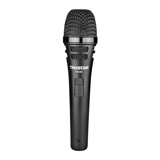 Takstar TA-60 Manual