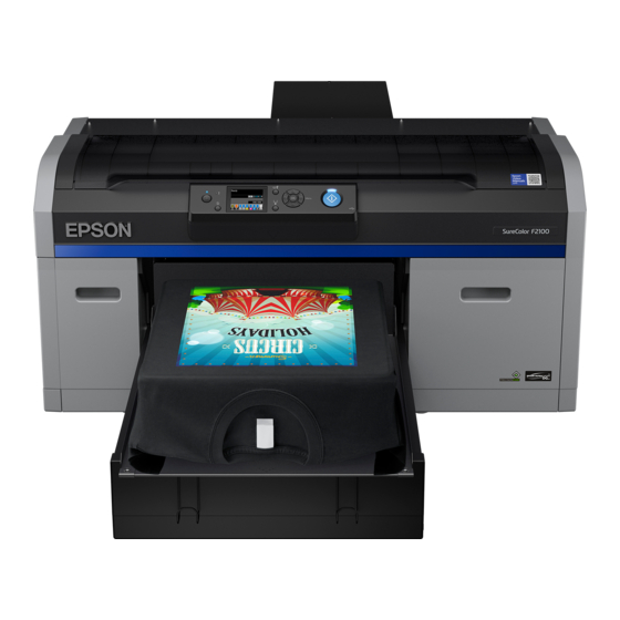 Epson SC-F2100 Series Notes