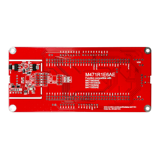 Nuvoton NuMaker-M471R1 User Manual