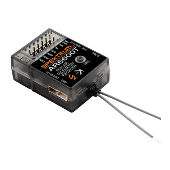 Spektrum AR6600T User Manual