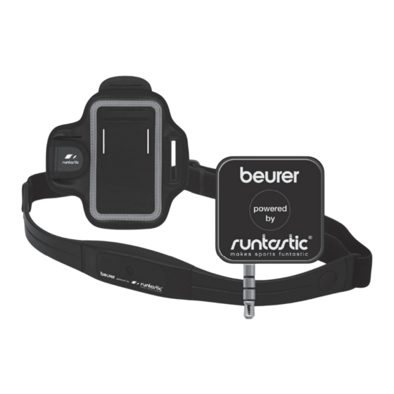 Beurer runtastic PM 200+ Instructions For Use Manual